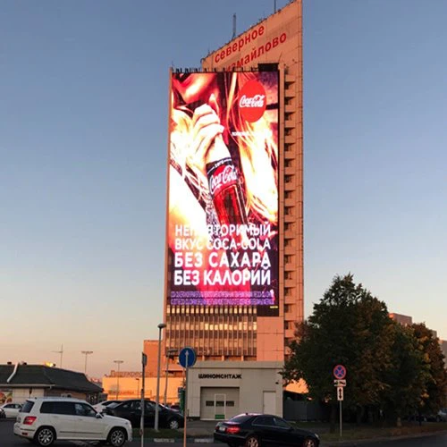 Pantalla LED de vidrio transparente