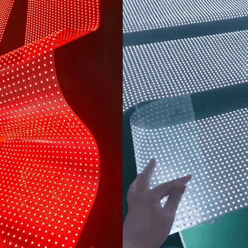 Pantalla LED de vidrio transparente
