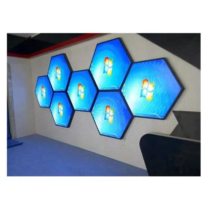 Pantalla LED hexagonal