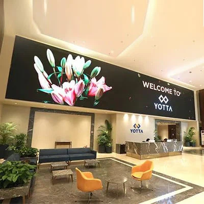 Pantalla LED fija interior para el hotel